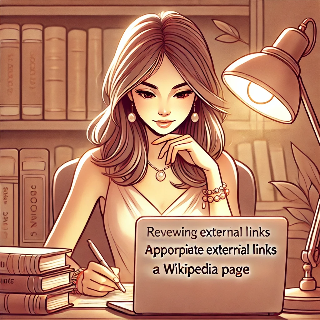 reviewing appropriate external links