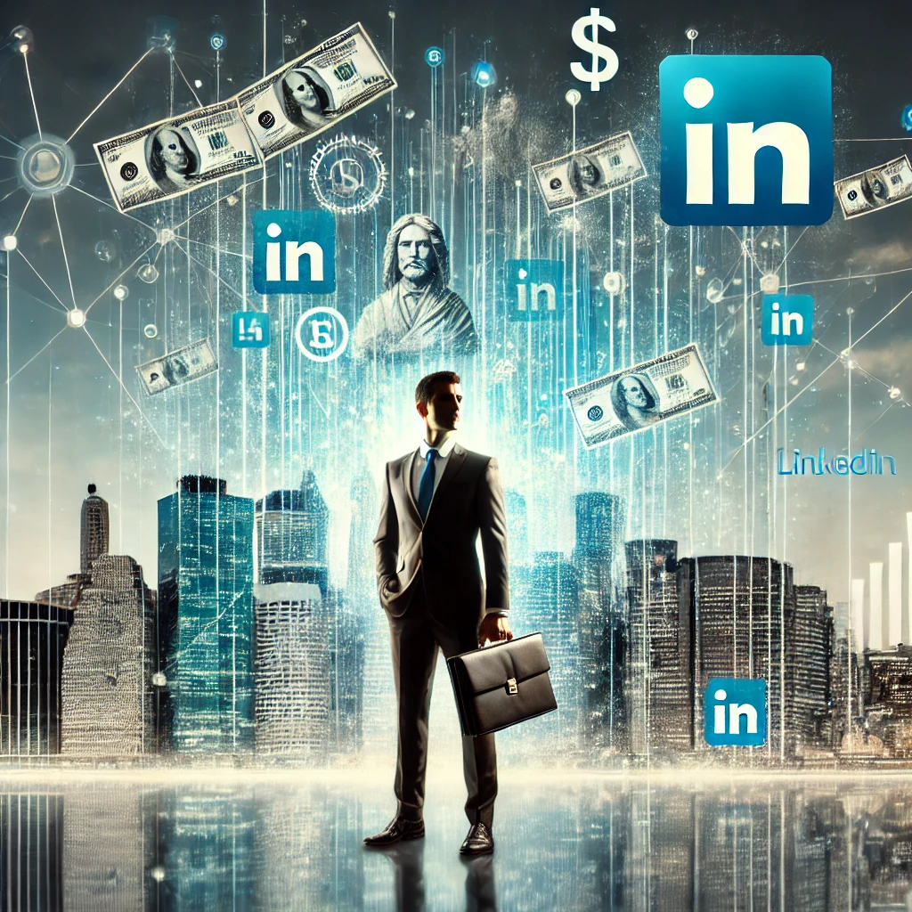 image about making money on LinkedIn and lead generation 