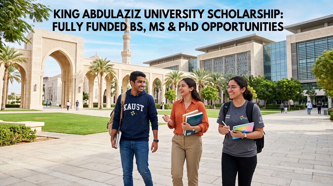 King Abdulaziz University Scholarship: Fully Funded BS, MS & PhD in Saudi Arabia