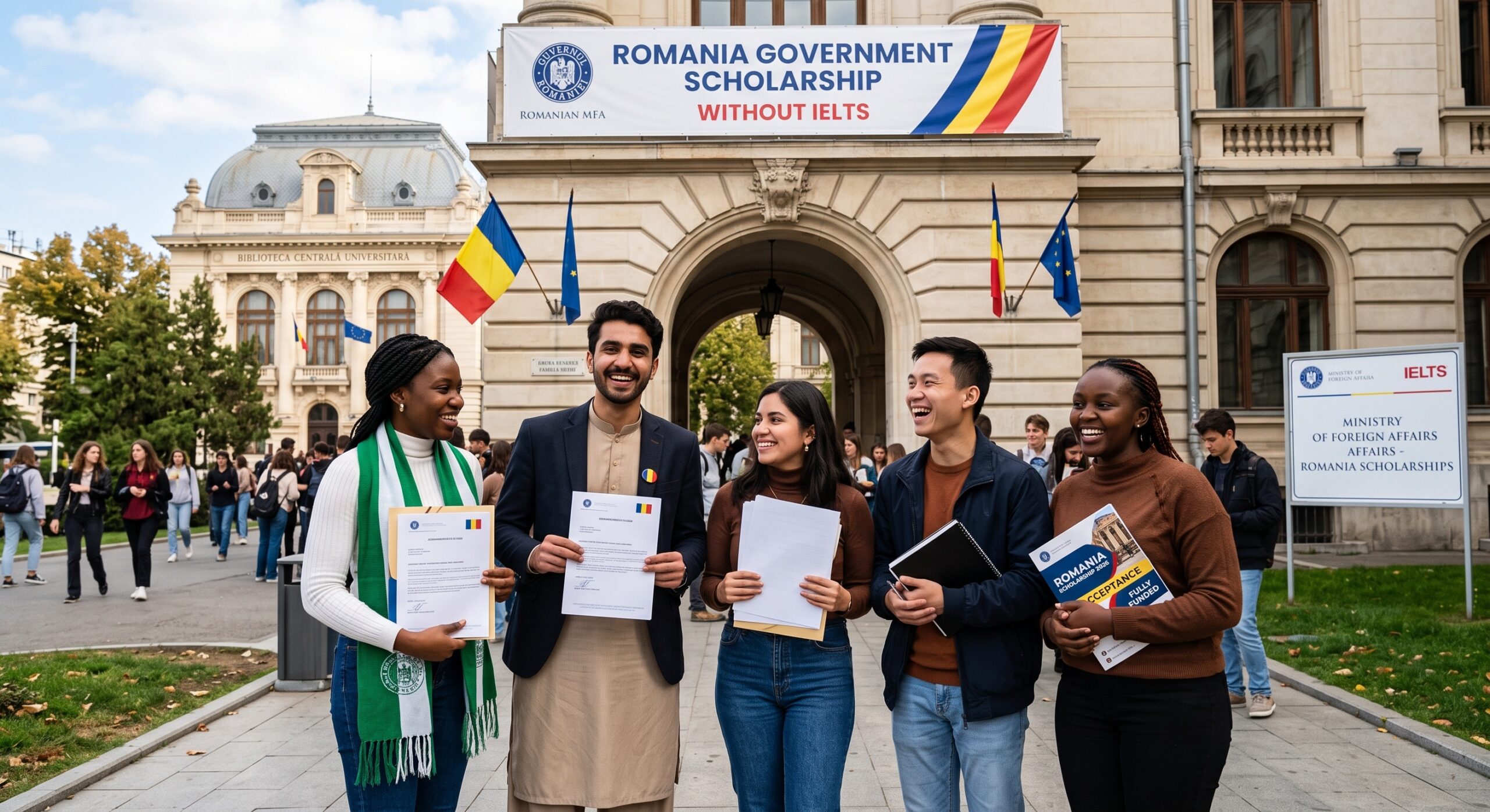 Romania Government Scholarships 2026 Without IELTS