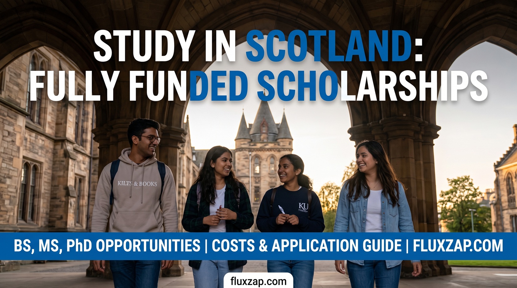 Scotland Scholarships Guide: Fully Funded BS, MS & PhD Opportunities, Costs & How to Apply